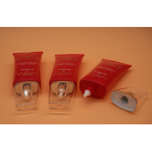 Oval Plastic Cosmetic Tube for Lotion with Applicator